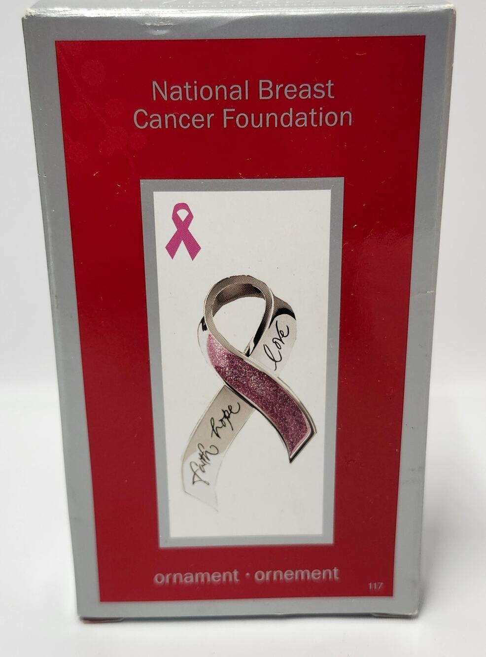 2011 American Greetings Heirloom Breast Cancer Pink Ribbon Ornament